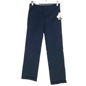 NWT Gap wide straight leg navy chino 00